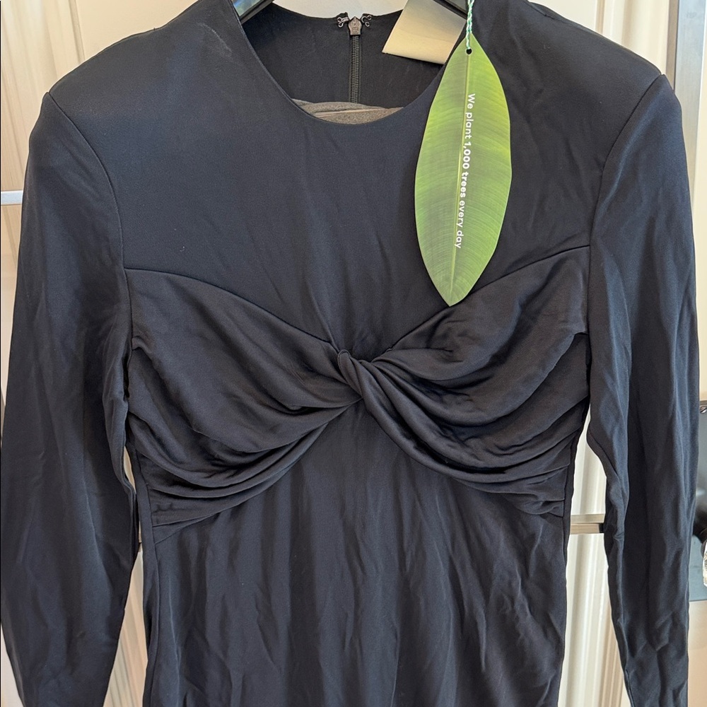 FARM Rio Black Long Sleeve Dress